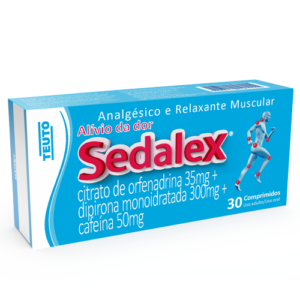 Sedalex - Orfenadrina + dipirona + cafeína (Relaxante Muscular)